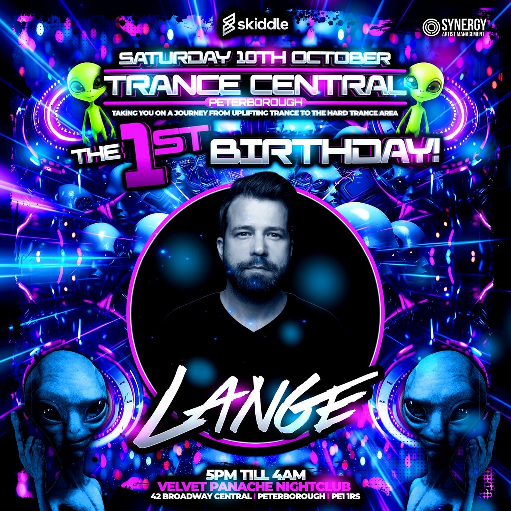 Trance Central Peterborough The 1st Birthday with Lange!