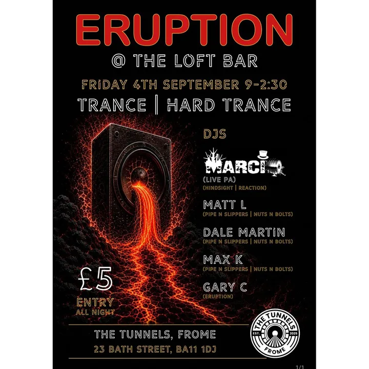 Eruption Trance & Hard Trance in the Loft Bar